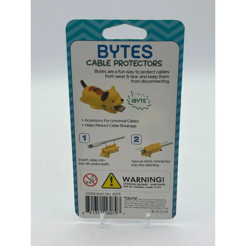 Tzumi Bytes Cable Protectors 2 Pack Whale & Clownfish iByte Item 6079 NEW